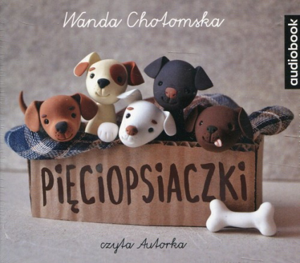Pięciopsiaczki (Audiobook) - Wanda Chotomska | okładka