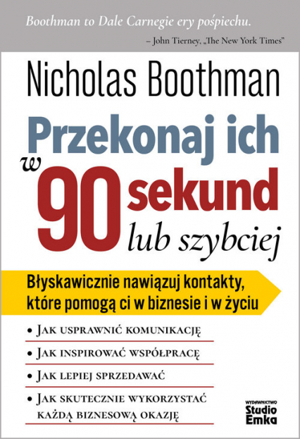 Przekonaj ich w 90 sekund lub szybciej - Nicholas Boothman | okładka