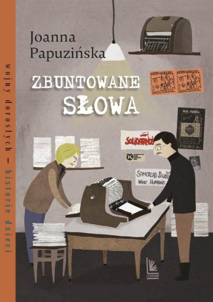 Zbuntowane słowa - Joanna Papuzińska | okładka