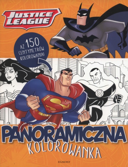 Justice League Panoramiczna kolorowanka -  | okładka