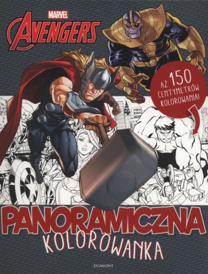 Marvel Avengers Panoramiczna kolorowanka -  | okładka