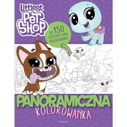 Littlest Pet Shop Panoramiczna kolorowanka -  | okładka