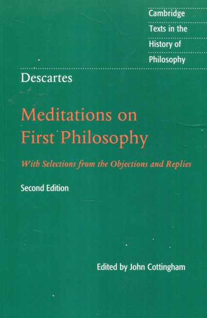 Descartes Meditations on First Philosophy - John Cottingham | okładka