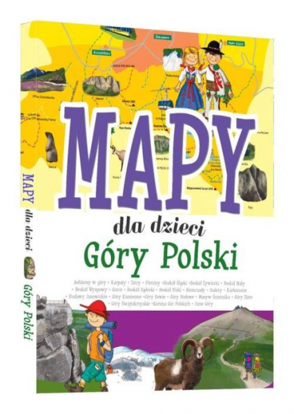 Mapy dla dzieci Góry Polski - Patrycja Zarawska | okładka