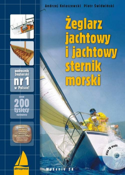 Żeglarz jachtowy i jachtowy sternik morski + |CD - Andrzej Kolaszewski, Świdwiński Piotr | okładka