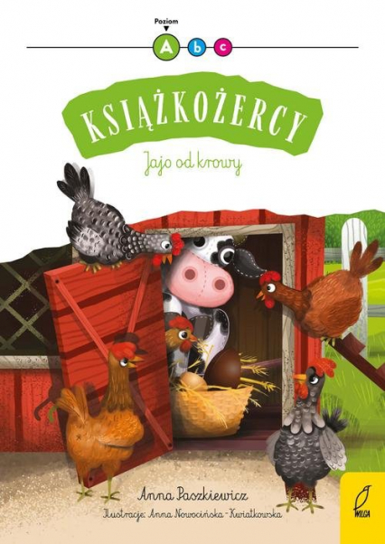 Książkożercy Jajo od krowy Poziom 1 - Anna  Paszkiewicz | okładka