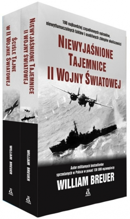 Niewyjaśnione tajemnice II wojny światowej / Ściśle tajne w II wojnie światowej Pakiet - William B. Breuer | okładka