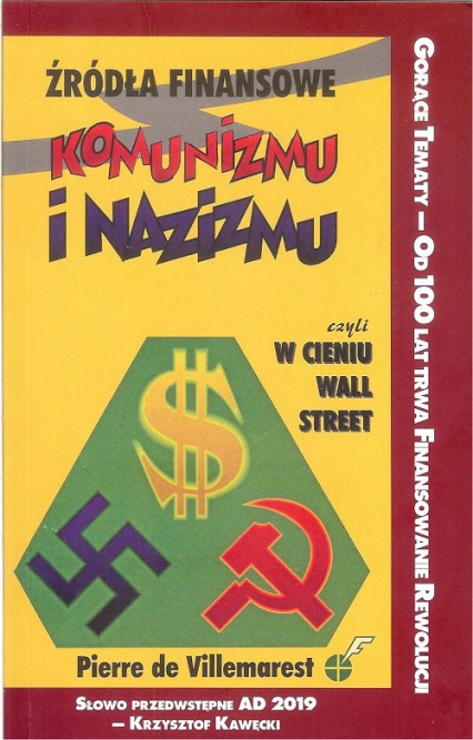 Źródła finansowe komunizmu i nazizmu - Pierre Villemarest | okładka