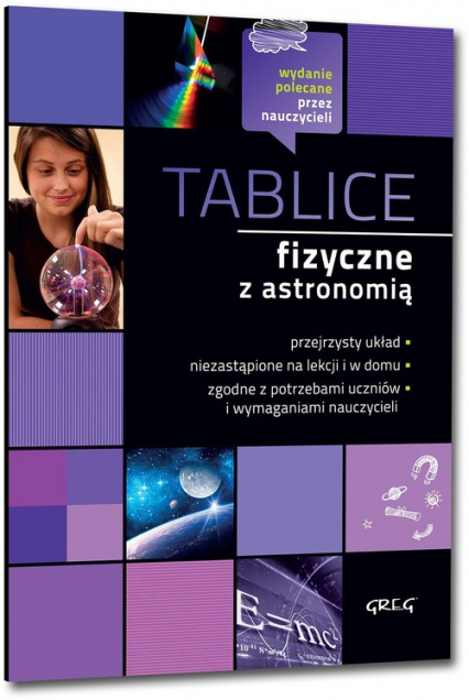 Tablice fizyczne z astronomią - Alicja Nawrot | okładka