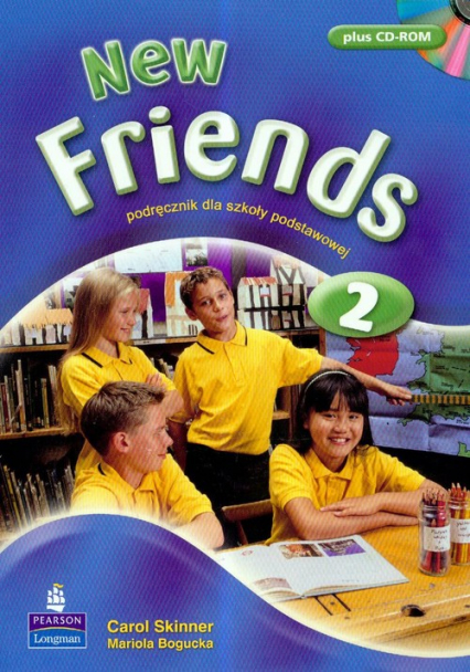 New Friends 2 Podręcznik z płytą CD szkoła podstawowa - Bogucka Mariola | okładka