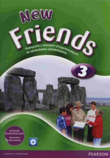 New Friends 3 Podręcznik z płytą CD i Sprawdzianem Szóstoklasisty szkoła podstawowa - Bogucka Mariola, Skinner Carol | okładka