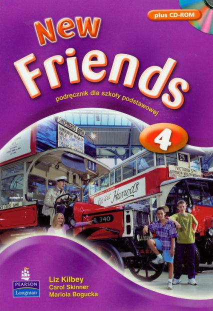 New Friends 4 Podręcznik z płytą CD - Kilbey Liz, Skinner Carol | okładka