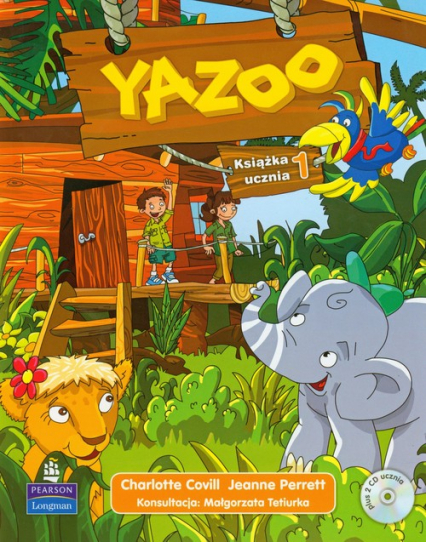 Yazoo 1 Książka ucznia + 2 CD - Covill Charlotte, Perrett Jeanne | okładka