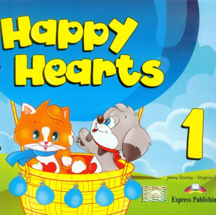 Happy Hearts 1 Pupil's Book z płytą CD - Dooley Jenny Evans Virginia | okładka