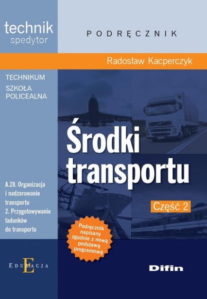 Środki transportu Część 2 - Radosław Kacperczyk | okładka