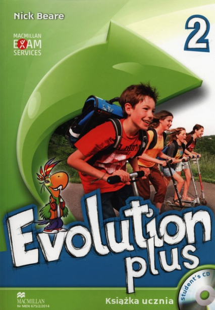 Evolution Plus 2 Książka ucznia z płytą CD Szkoła podstawowa - Nick Beare | okładka