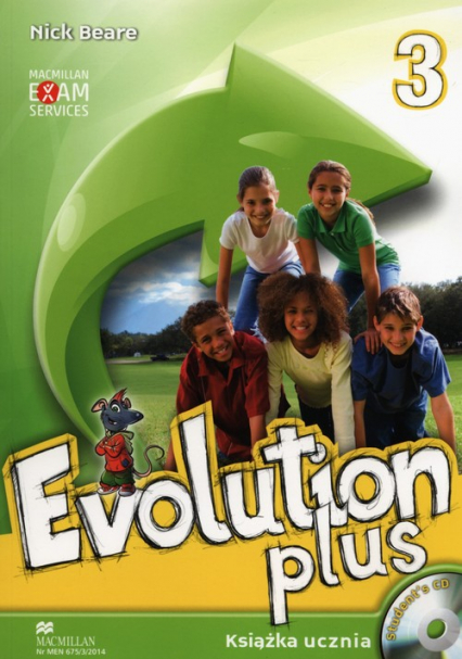 Evolution Plus 3 Książka ucznia z płytą CD Szkoła podstawowa - Nick Beare | okładka