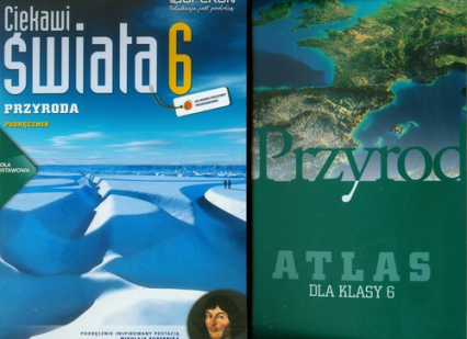 Ciekawi świata 6 Przyroda Podręcznik + Przyroda Atlas - Augustowska Małgorzata, Bytniewska Elżbieta, Gajewska Małgorzata | okładka