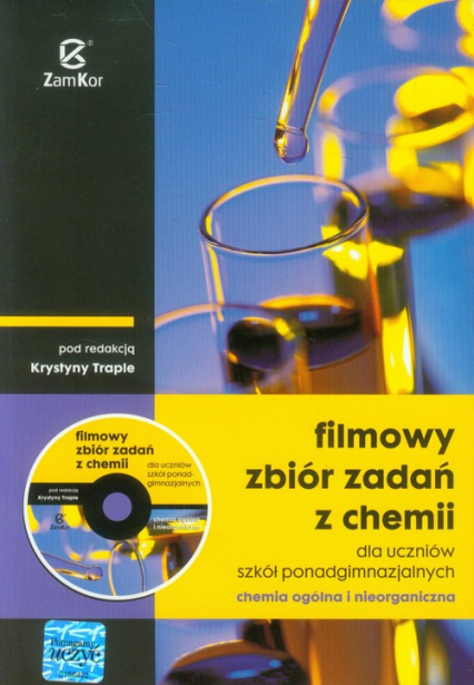 Filmowy zbiór zadań z chemii z płytą CD Szkoła ponadgimnazjalna -  | okładka
