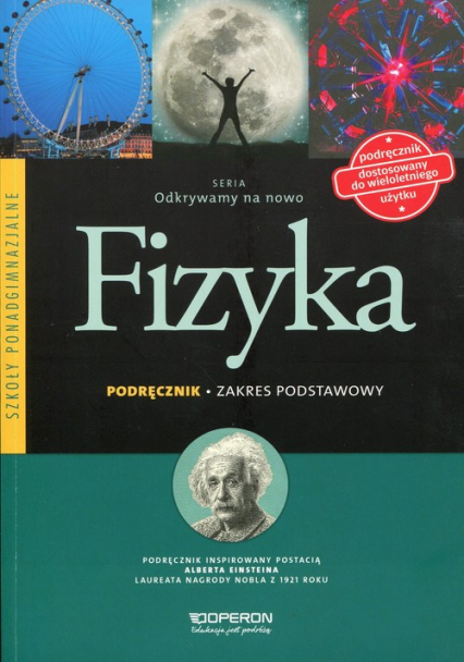 Odkrywamy na nowo Fizyka Podręcznik Zakres podstawowy Szkoła ponadgimnazjalna - Grzegorz Kornaś | okładka