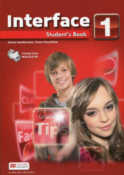 Interface 1 Student's Book Podręcznik wieloletni Gimnazjum - Heyderman Emma, Mauchline Fiona | okładka