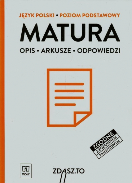 Matura Język polski Poziom podstawowy Opis Arkusze Odpowiedzi -  | okładka