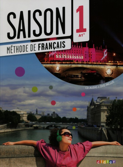 Saison 1 Podręcznik + CD + DVD A1+ - Cocton Marie-Noelle, Heu Elodie, Houssa Catherine | okładka