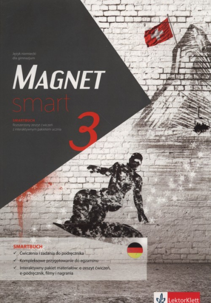 Magnet Smart 3 Smartbook Rozszerzony zeszyt ćwiczeń + DVD - Giorgio Motta | okładka