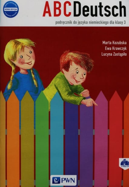 ABCDeutsch 3 Podręcznik + 2CD Szkoła podstawowa - Ewa Krawczyk, Kozubska Marta, Zastapiło Lucyna | okładka