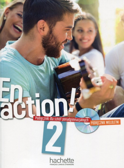 En Action 2 Podręcznik wieloletni + CD Szkoła ponadgimnazjalna - Gallon Fabienne, Himber Celine | okładka
