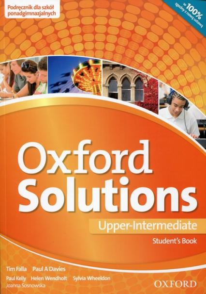 Oxford Solutions Upper Intermediate Student's Book wieloletni Szkoła ponadgimnazjalna -  | okładka