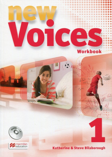 New Voices 1 Zeszyt ćwiczeń z płytą CD Gimnazjum - Bilsborough Katherine i Steve | okładka