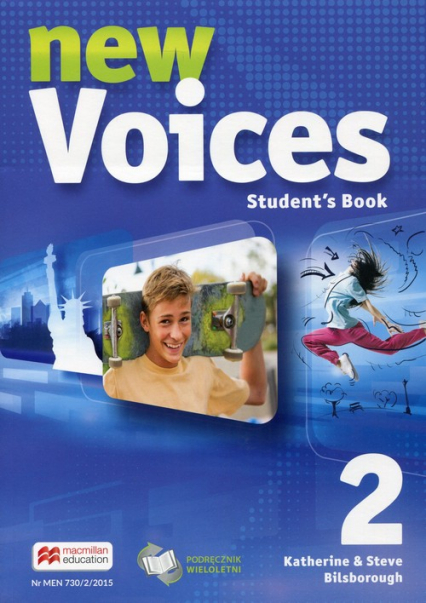 New Voices 2 Podręcznik wieloletni Gimnazjum - Bilsborough Katherine i Steve | okładka