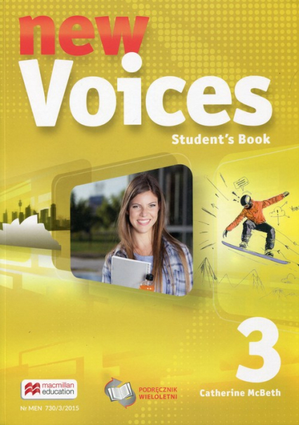 New Voices 3 Podręcznik wieloletni - Catherine McBeth | okładka