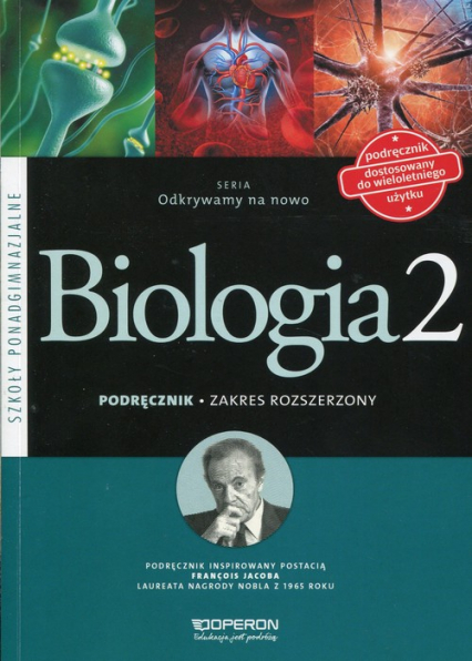 Odkrywamy na nowo Biologia 2 Podręcznik Zakres rozszerzony Szkoła ponadgimnazjalna - Zaleska-Szczygieł Monika | okładka
