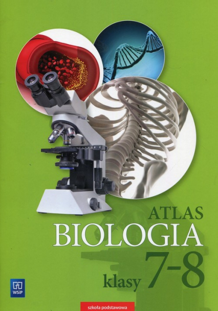 Biologia Atlas 7-8 Szkoła podstawowa - Anna Michalik | okładka