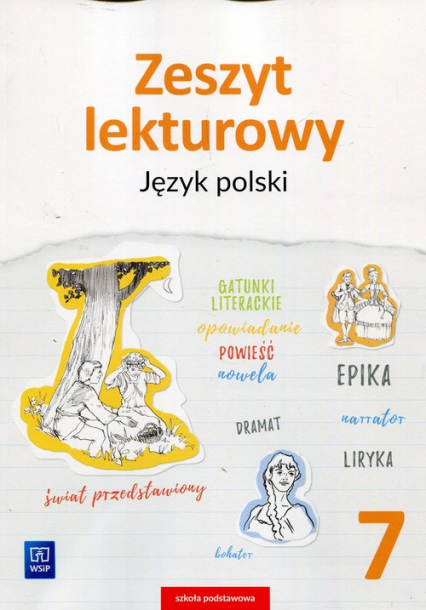 Zeszyt lekturowy Język polski 7 Szkoła podstawowa - Ewa Horwath | okładka