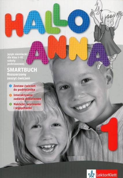 Hallo Anna 1 Smartbuch Rozszerzony zeszyt ćwiczeń z płytą CD Szkoła podstawowa - Olga Swerlowa | okładka
