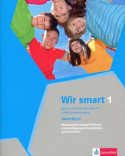 Wir Smart 1 Język niemiecki dla klasy 4 Smartbuch Rozszerzony zeszyt ćwiczeń z interaktywnym kompletem uczniowskim Szkoła podstawowa - Kania Barbara | okładka
