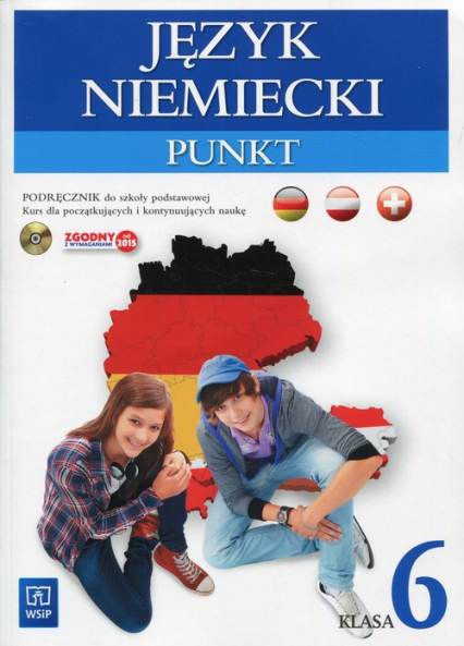 Punkt Język niemiecki 6 Podręcznik z płytą CD Szkoła podstawowa - Anna Potapowicz | okładka