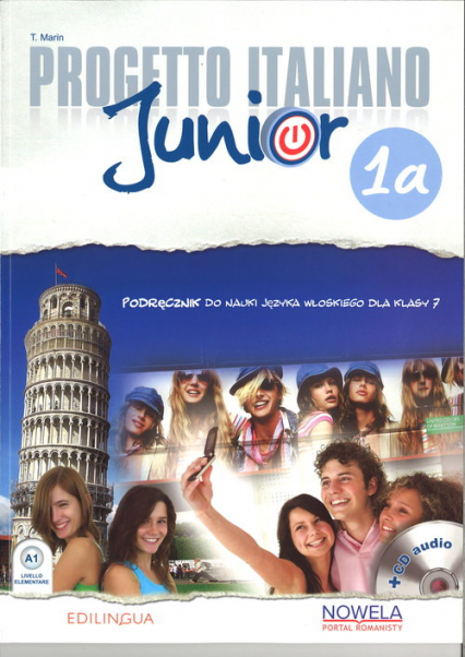 Progetto Italiano Junior 1A 7 Podręcznik + CD - Marin T. | okładka