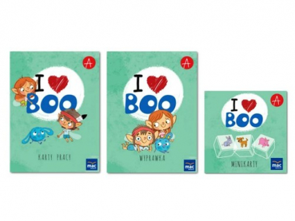 I love Boo Język angielski poziom A Pakiet Przedszkole -  | okładka