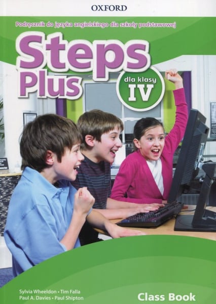 Steps Plus 4 Podręcznik z płytą CD Szkoła podstawowa - .Wheeldon Sylvia, Falla Tim, Paul Davies | okładka