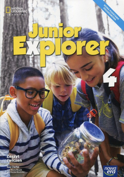 Junior Explorer 4 Zeszyt cwiczeń Szkoła podstawowa - Clarke Sue, Mrozik Marta | okładka