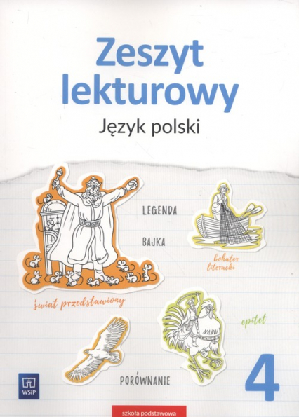 Zeszyt lekturowy 4 Język polski Szkoła podstawowa - Surdej Andrzej, Surdej Beata | okładka