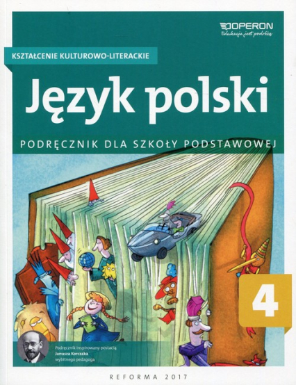 Język polski 4 Kształcenie kulturowo-literackie Podręcznik Szkoła podstawowa - Małgorzata Składanek | okładka