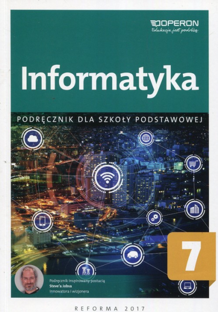 Informatyka 7 Podręcznik Szkoła podstawowa - Hermanowski Wojciech | okładka