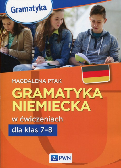 Gramatyka niemiecka w ćwicz.dla klas 7-8 -  | okładka