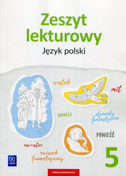 Zeszyt lekturowy Język polski 5 Szkoła podstawowa - Surdej Andrzej, Surdej Beata | okładka