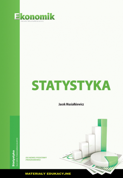 Statystyka materiały edukacyjne - Jacek Musiałkiewicz | okładka